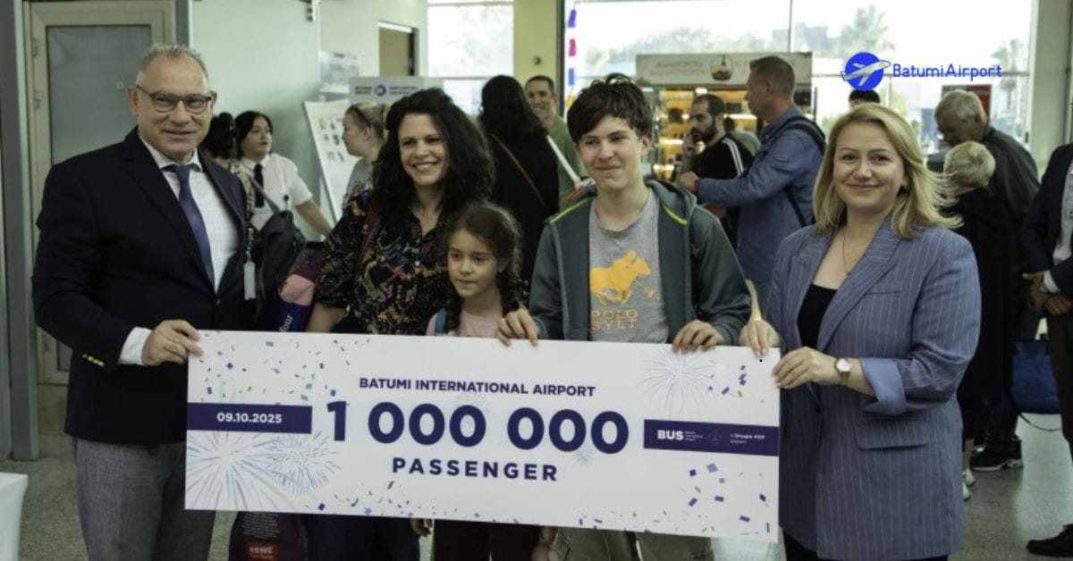 batumi airport 1 million passenger